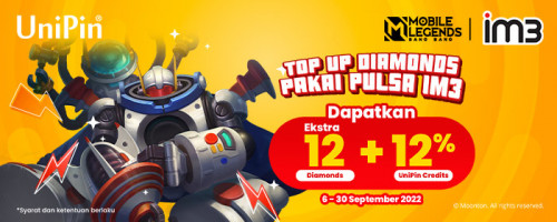 SPEKTA (September Ekstra) – Top Up Diamonds Pakai Pulsa IM3, Dapatkan Double Ekstranya!